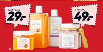 Bilka 265 g. mango body scrub eller 500 g. acai berry bath crystals tilbud