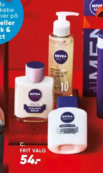 Bilka Nivea men hudpleje tilbud