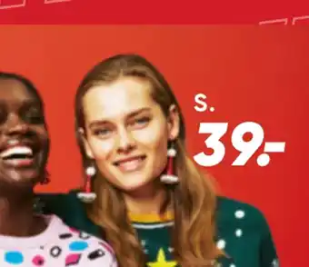 Øreringe med nissehue