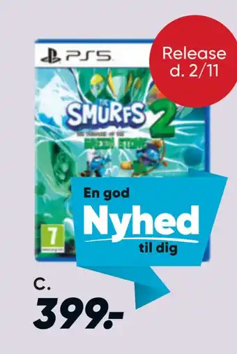 Bilka Ps5: the smurfs 2 - prisoner of the green tilbud