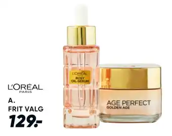 Bilka L'oréal paris perfect golden age hudpleje tilbud