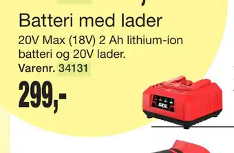 Harald Nyborg Batteri med lader tilbud