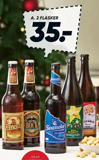 Bilka Thisted christmas bock, jule stenøl, svaneke julebryg eller mørk guld jul. a 66 cl. fl. skanderborg bryghus julestjernen elle tilbud