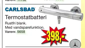 Harald Nyborg Termostatbatteri tilbud