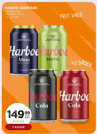 Scandinavian Park Harboe sodavand tilbud