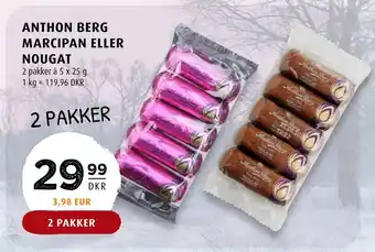 Scandinavian Park Anthon berg marcipan eller nougat tilbud