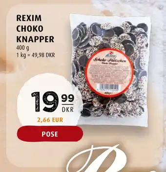 Rexim choko knapper