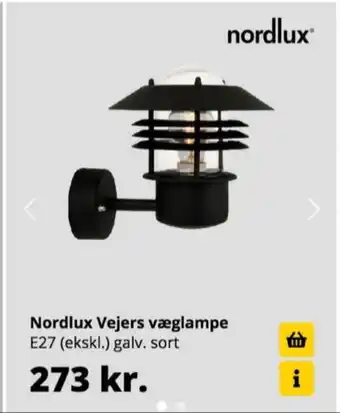 Vejers væglampe