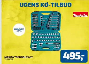 Davidsen Makita topnøglesæt tilbud