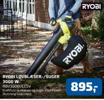 Davidsen Ryobi løvblæser tilbud