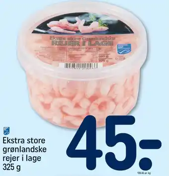 REMA 1000 Ekstra store grønlandske rejer i lage tilbud