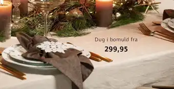 Dug i bomuld