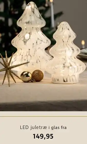 Sinnerup Led juletræ i glas tilbud