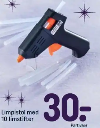 REMA 1000 Limpistol med 10 limstifter tilbud