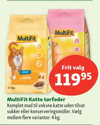 Maxi Zoo Multifit katte tørfoder tilbud
