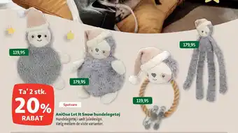 Maxi Zoo Anione let it snow hundelegetøj tilbud