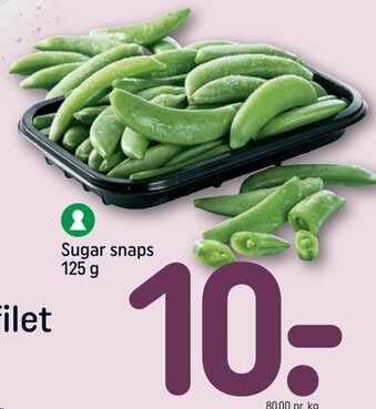 REMA 1000 Sugar Snaps 125 g tilbud