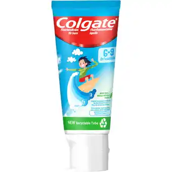 Colgate - 2 x colgate tandpasta 6-9 år