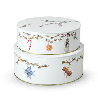 Kop & Kande Hammershøi christmas 2023 kagedåse ø20+ø22 cm tilbud