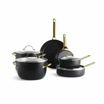 Imerco Greenpan padova grydesæt - 10 dele - aluminium/rustfrit stål - sort tilbud
