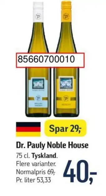Føtex Dr. Pauly Noble House tilbud