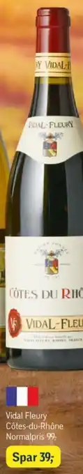 Føtex Vidal Fleury Côtes-du-Rhône tilbud