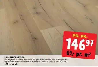 jem & fix LAMINATGULV EG tilbud
