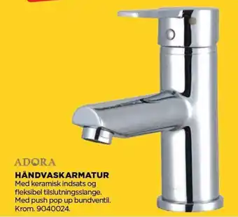jem & fix ADORA HÅNDVASKARMATUR tilbud