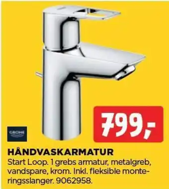 jem & fix HÅNDVASKARMATUR tilbud