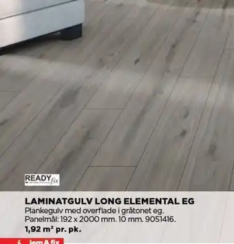 jem & fix LAMINATGULV LONG ELEMENTAL EG tilbud
