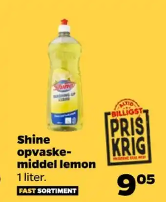 Netto Shine opvaskemiddel tilbud