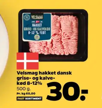 Netto Velsmag hakket kalv og grisekød tilbud