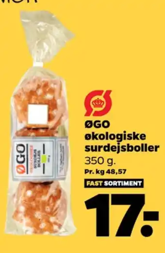 Netto Øgo surdejsboller tilbud