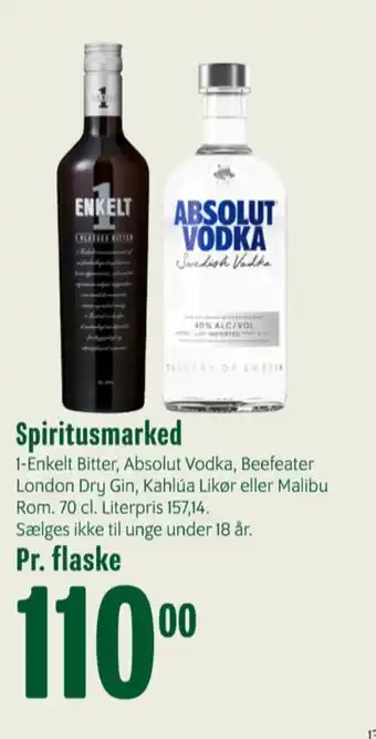 Min Købmand 1-enkelt bitter tilbud