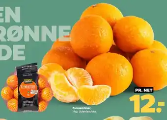Netto Ukendt clementiner tilbud