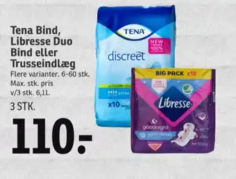 SPAR Libresse trusseindlæg tilbud