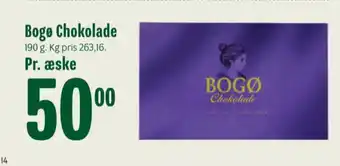 Min Købmand Bogø dessertchokolade tilbud