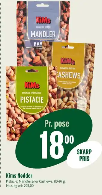 Min Købmand Kims mandler tilbud