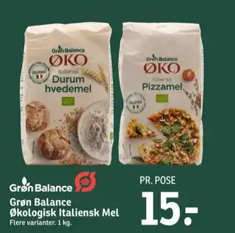 SPAR Grøn balance pizzamel tilbud