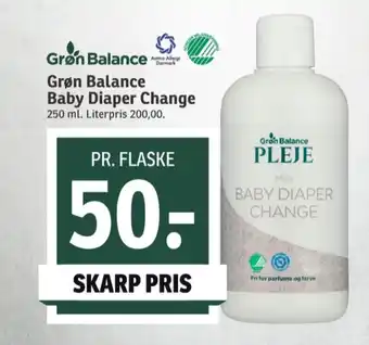 SPAR Grøn balance babypleje tilbud