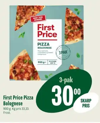 Min Købmand First price pizza tilbud