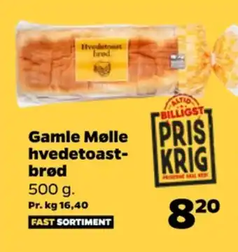 Netto Gamle mølle toastbrød tilbud