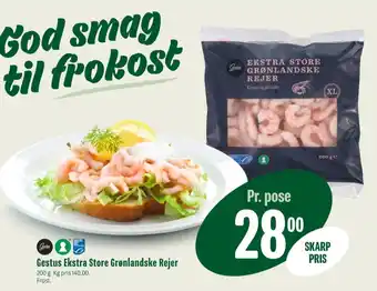 Min Købmand Gestus rejer tilbud