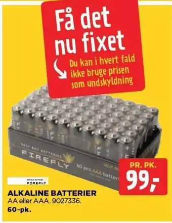 ALKALINE BATTERIER