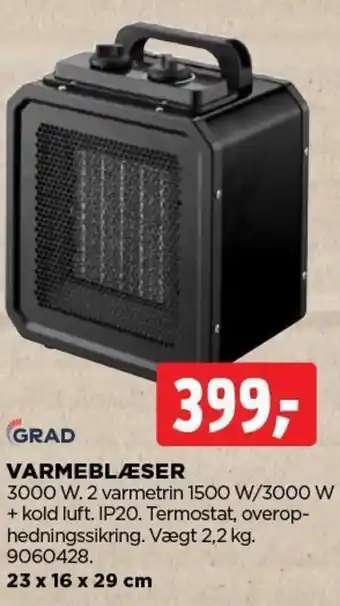 jem & fix GRAD VARMEBLÆSER tilbud