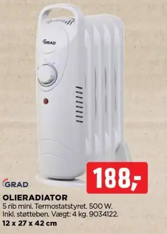 jem & fix GRAD OLIERADIATOR tilbud