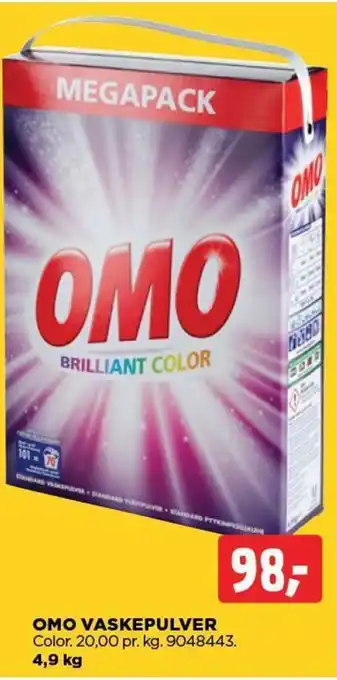 jem & fix OMO VASKEPULVER tilbud