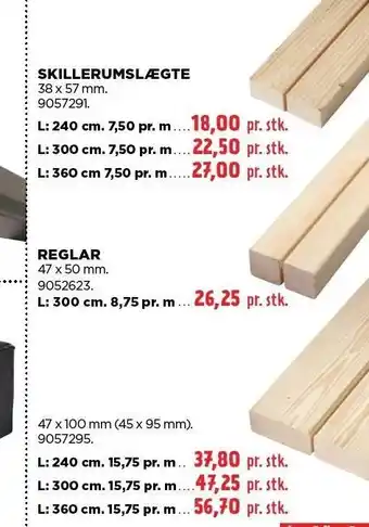 jem & fix Skillerumslægte eller reglar tilbud