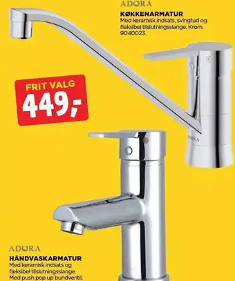 jem & fix Køkkenarmatur eller håndvaskarmatur tilbud