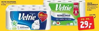 jem & fix Veltie toiletpapir eller køkkenrulle tilbud